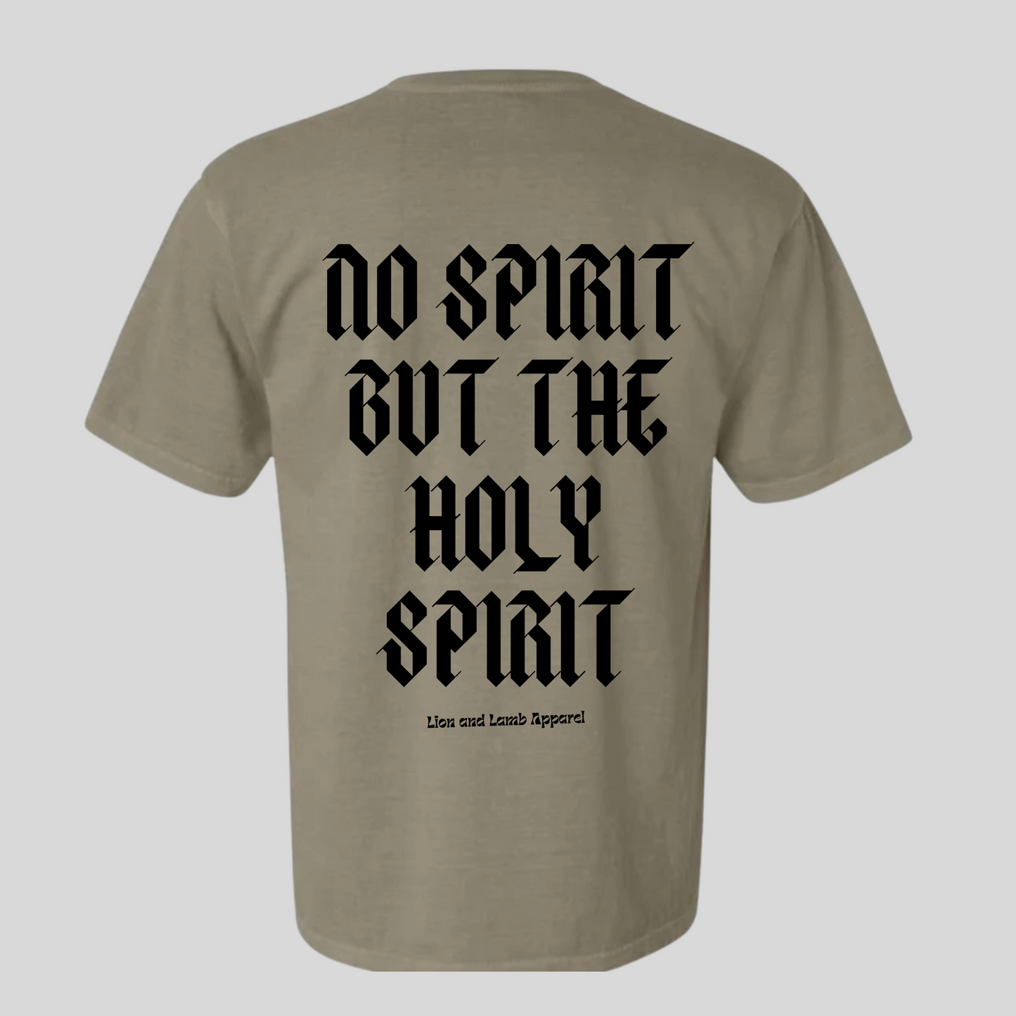No spirit but the Holy Spirit